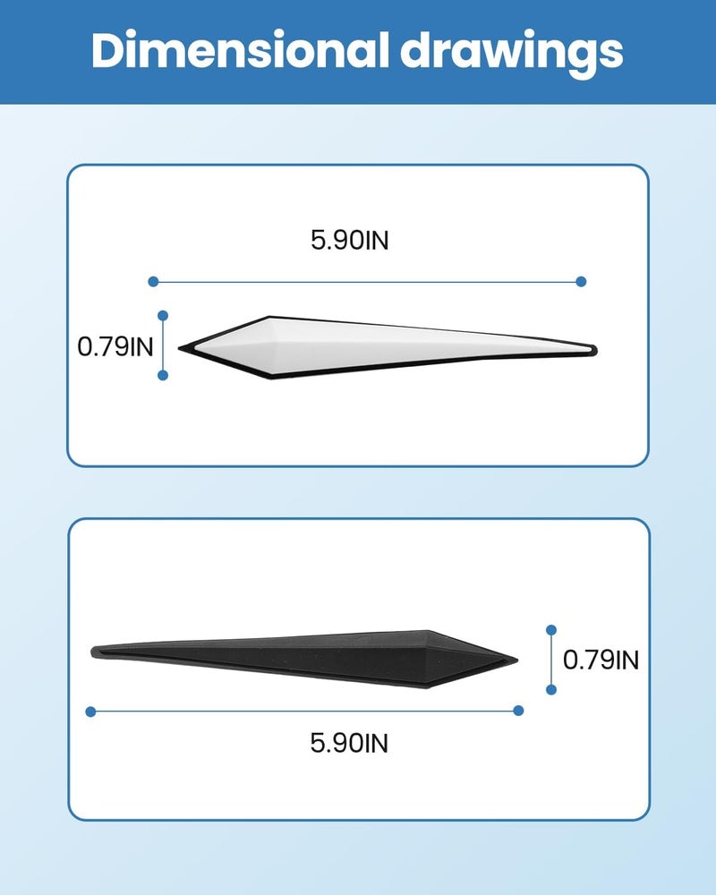 NOKOGMT Snowboard Stomp Pad 8PCS - Cool Snowboard Grip Pads for Boots - Non-Slip Snowboard Foot Pad for Traction & Control - Clear Men’s Snowboard Stomp Pad for Beginners - Stomp Pads for Snowboard - Image 5
